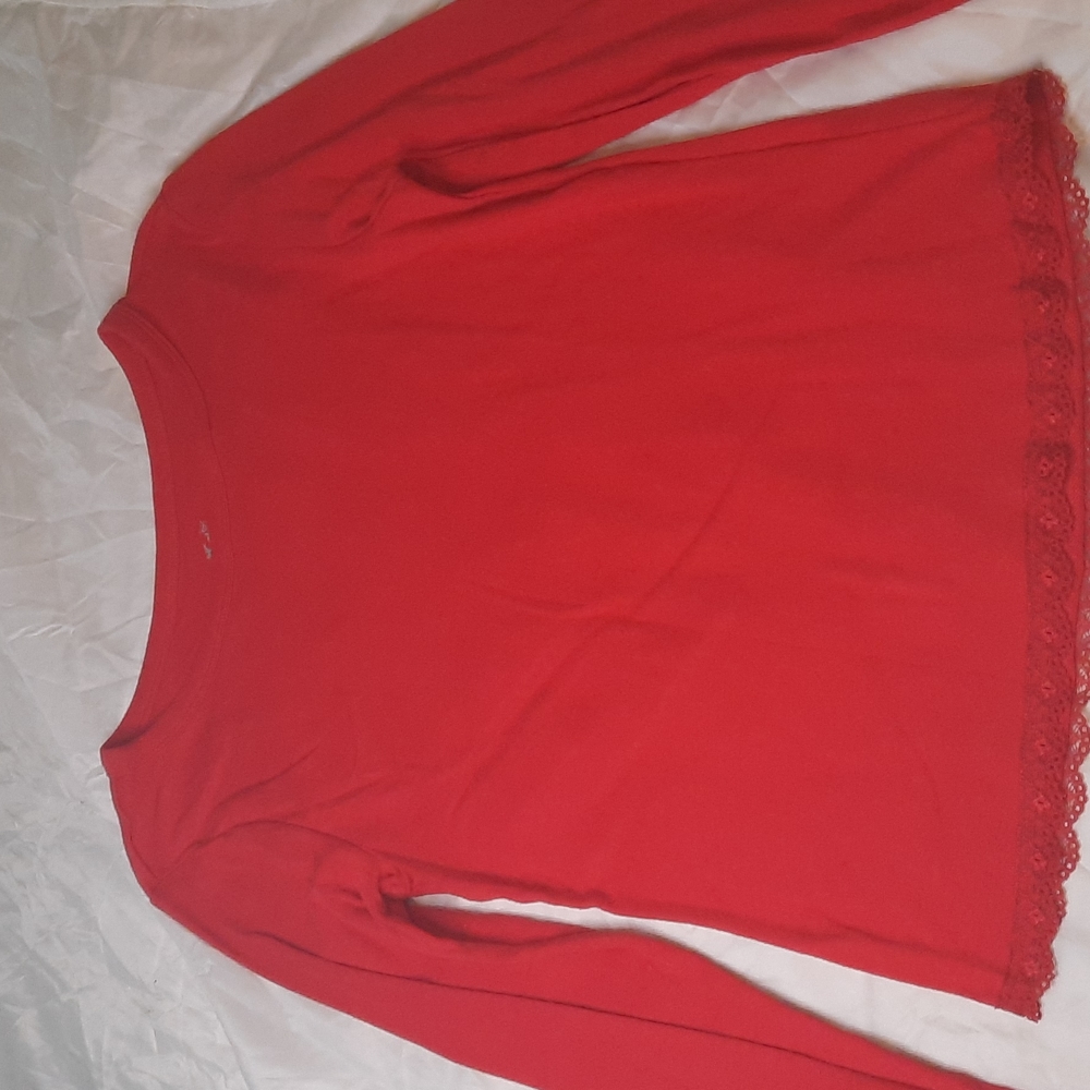 Justice Size 14 red shirt
